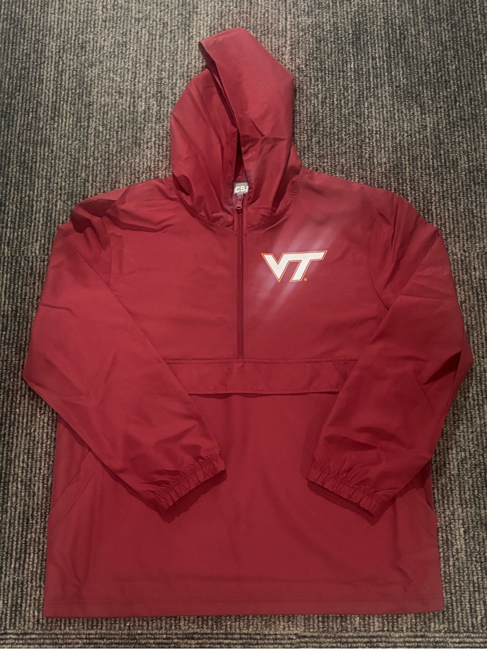 NCAA Virginia Tech Hokies Men's Windbreaker Brand New with Tags Size Large